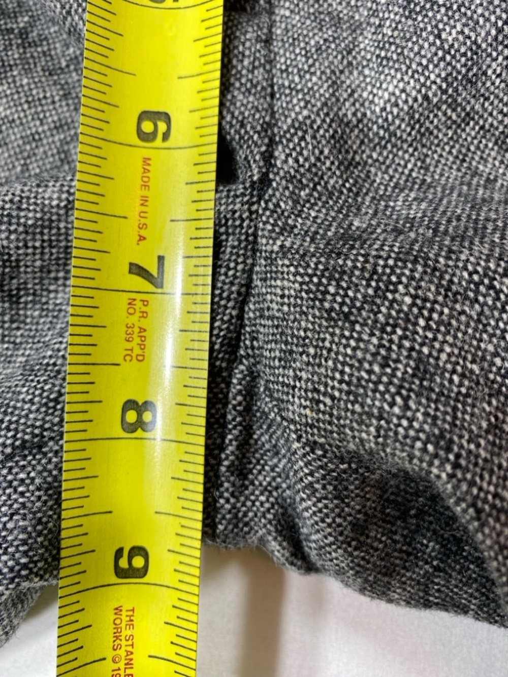 Loft Gray Flared Dress Pants Wool Blend Women’s Size 0 - Picture 9 of 11